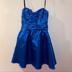 Masquerade Royal Blue Dress